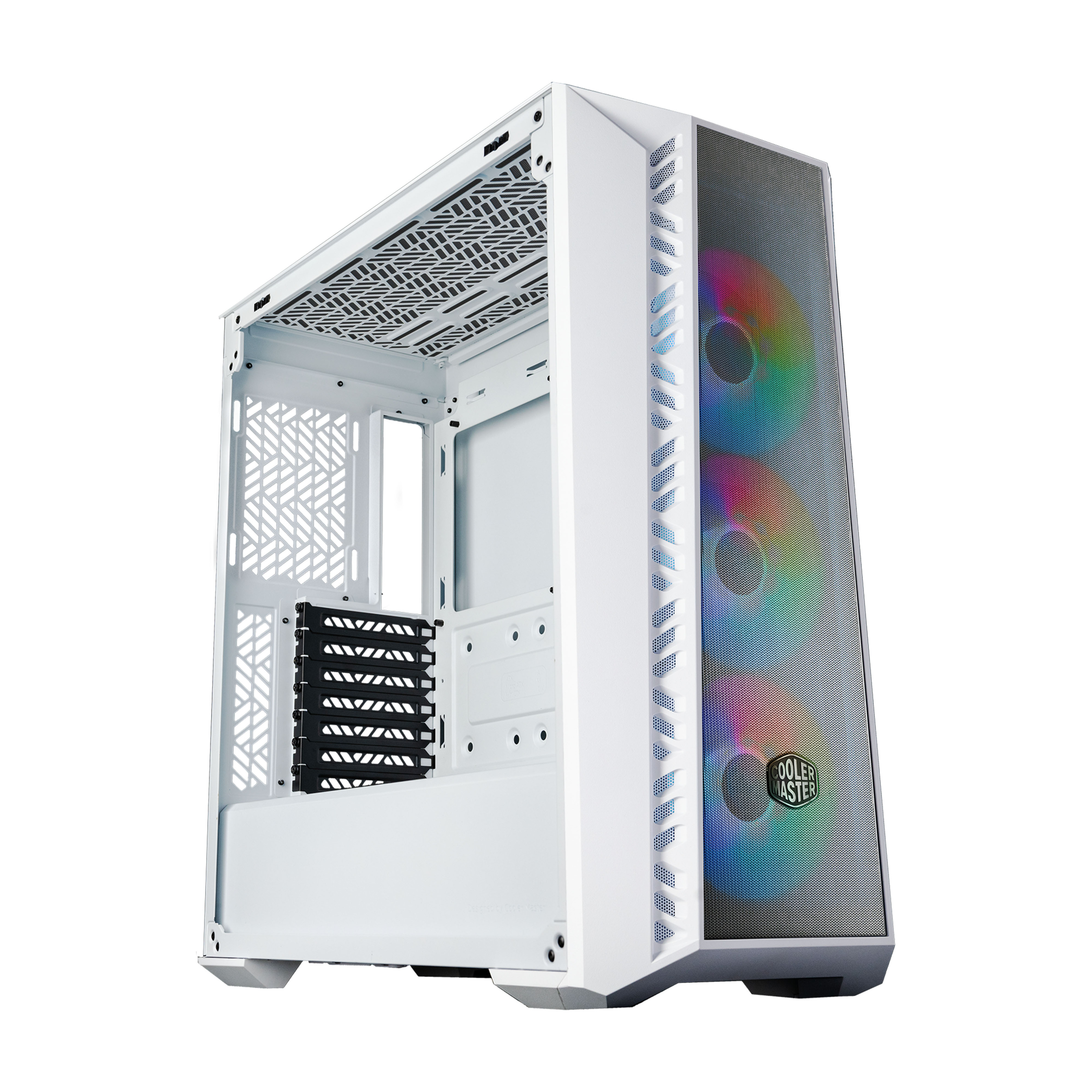Cooler Master MasterBox 520 Mesh ARGB Mid Tower Computerhülle - weiß - Bild 4 von 5