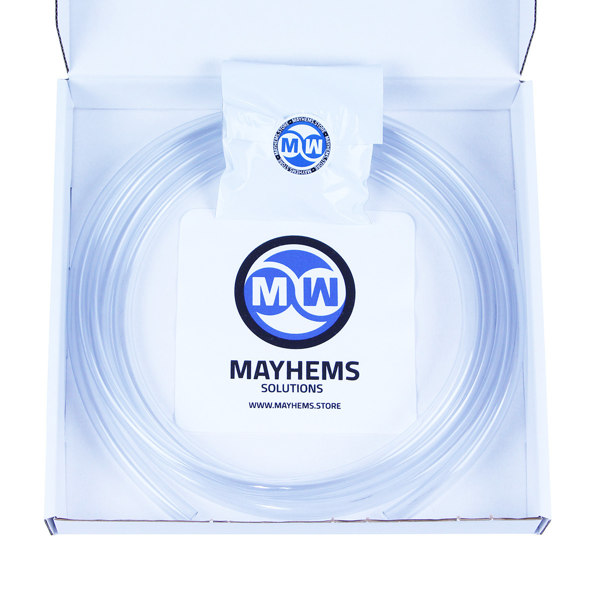 Mayhems - Premium Soft Tubing - Hyper Clarity PVC - 10mm ID x 13mm OD, 3m Length