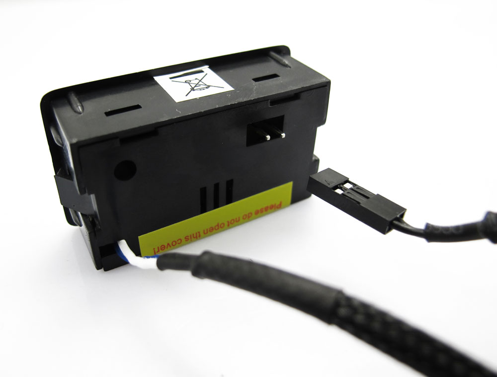 XSPC G1/4" T Fitting Inline 10K Temperature Sensor - Matte Black - Picture 8 of 8