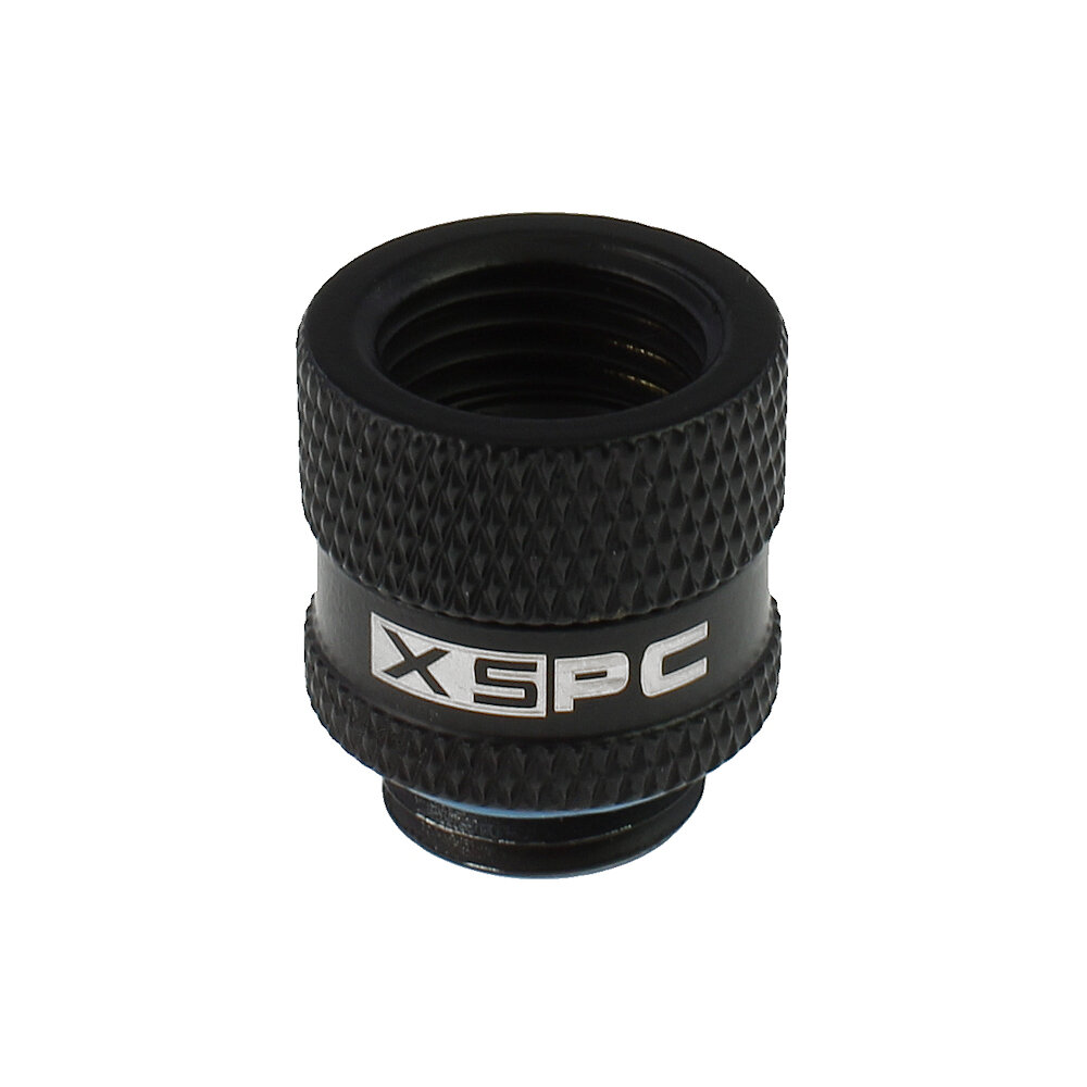 XSPC G1/4"" Male to Female Rotary Extender Fitting - Matte Black