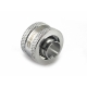 XSPC G1/4" Compression Fitting V2 for 3/8" ID 1/2" OD 13/10mm Tubing Chrome
