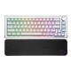 Cooler Master CK721 Hybrid wireless mechanical keyboard in silver