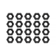 EK-Loop Nuts Set M4 - Black - 20 Pack