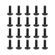 EK-Loop Phillips Head Screw Set M4 x 10 mm - Black (20 Pack)