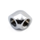 XSPC G1/4" Female 90 Degree Angled Elbow Fitting - Chrome