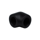 XSPC G1/4" Female 90 Degree Angled Elbow Fitting - Matte Black