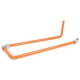 Mayhems - Hard Tubing - Borosilicate Glass - Ultra Premium, 12mm OD, Pre Bent 90 Degree, 125mm x 375mm
