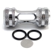XSPC G1/4" Inline Filter Fitting - Chrome