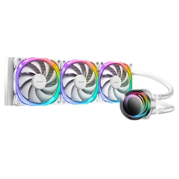 Antec Vortex 360 ARGB All in One AIO CPU Liquid Cooler - White