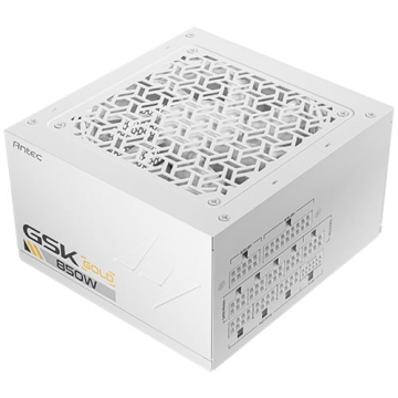 Antec GSK ATX3.1 850W Full Modular 80 Plus Gold Power Supply - White - UK Plug