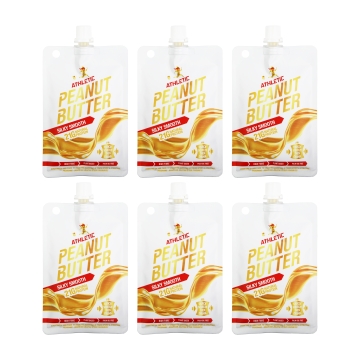 Athletic Peanut Butter - Silky Smooth - 6 x 90g Packs