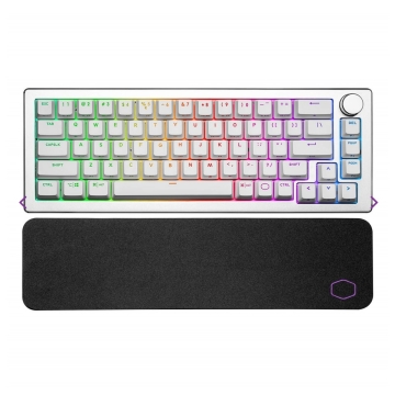 Cooler Master CK721 Hybrid wireless mechanical keyboard in silver
