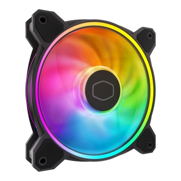 Cooler Master MasterFan MF120 Halo² ARGB 120 mm Case Fan - Black