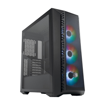 Cooler Master MasterBox 520 Mesh ARGB Mid Tower Case - Black