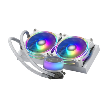 Cooler Master MasterLiquid ML240 Illusion A-RGB All in One CPU Liquid Cooler - White