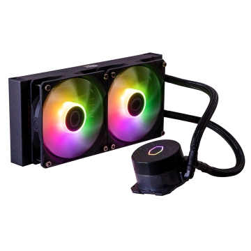 Cooler Master MasterLiquid 240L Core A-RGB All in One CPU Liquid Cooler - Black