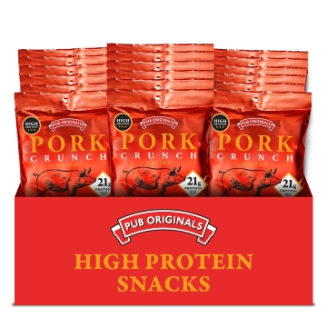 Pub Original - Pork Crunch - Original - Box of 18 x 30 g