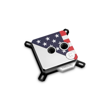 EK-Quantum Velocity Honor D-RGB Intel - Black Nickel - Stars & Stripes