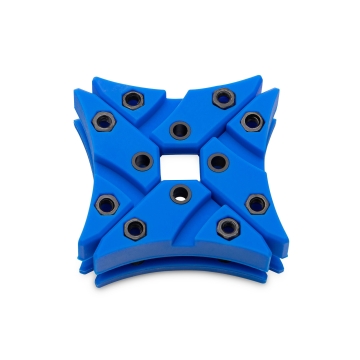 EKWB EK-Vardar X3M Case Fan Damper 4 Pack - Blue
