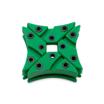EKWB EK-Vardar X3M Case Fan Damper 4 Pack - Green