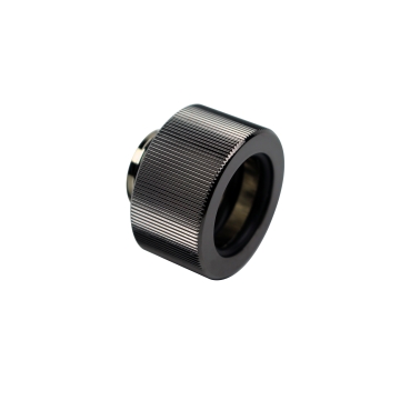 EKWB Classic Series HTC-16 16mm Hard Tubing Compression Fitting - Black Nickel