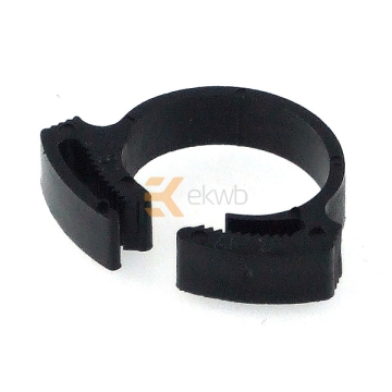EKWB 17-19mm PVC Tube Clamp - Black