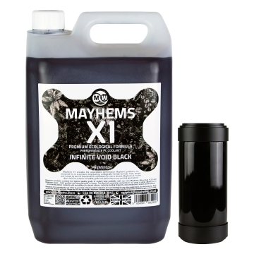 Mayhems - PC Coolant - X1 Premix - Eco Series - Infinite Void Black - 5 Litre