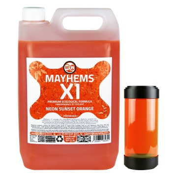 Mayhems - PC Coolant - X1 Premix - Eco Series - Neon Sunset Orange - 5 Litre