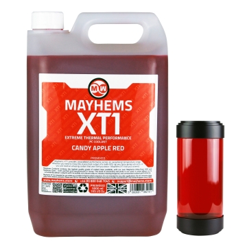 Mayhems - PC Coolant - XT-1 Premix - Thermal Performance Series - 5 Litre - UV Candy Apple Red
