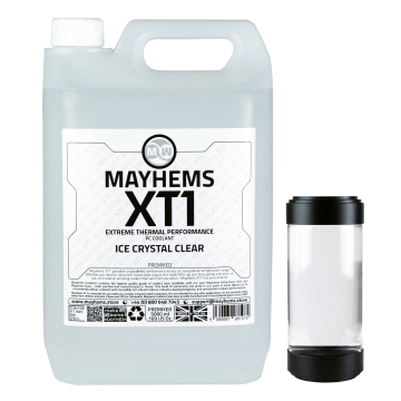 Mayhems - PC Coolant - XT-1 Premix - Thermal Performance Series - 5 Litre - Ice Crystal Clear