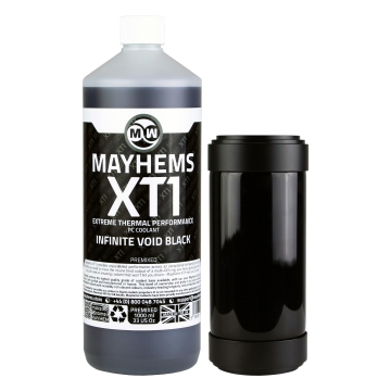 Mayhems - PC Coolant - XT-1 Premix - Thermal Performance Series, 1 Litre, Infinite Void Black