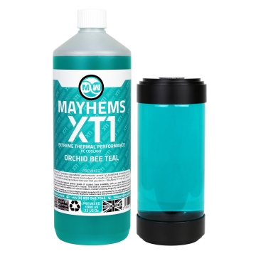 Mayhems - PC Coolant - XT1 Premix - Thermal Performance Series, 1 Litre, Orchid Bee Teal