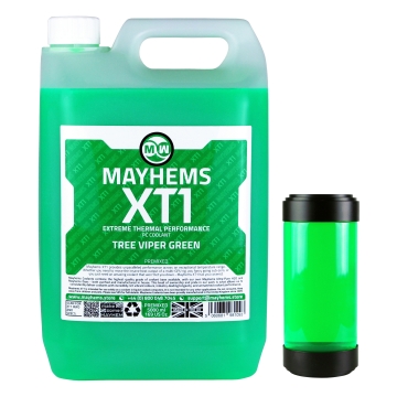 Mayhems - PC Coolant - XT-1 Premix - Thermal Performance Series - 5 Litre - UV Tree Viper Green