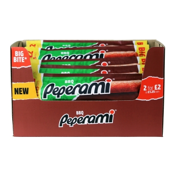 Peperami Big Bites - BBQ Flavour - Box of 20 x 28 g