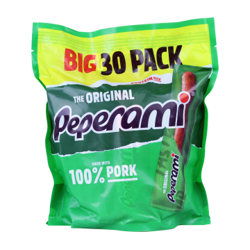 Peperami - Original Flavour - Smoked Pork Salami Sausage - 600 g (30 x 20 g) Bag
