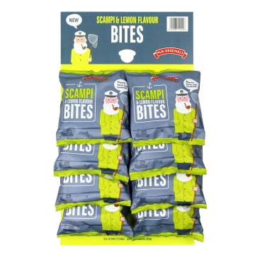 Pub Original - Scampi and Lemon Flavour Bites - Pub Card of 8 x 40 g