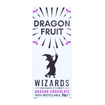 Wizards Magic Enchanted Forest Dragon Fruit Chocolate  25g Bar