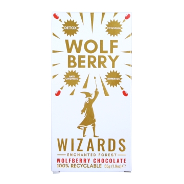 Wizards Magic Enchanted Forest Wolfberry Chocolate  55g Bar
