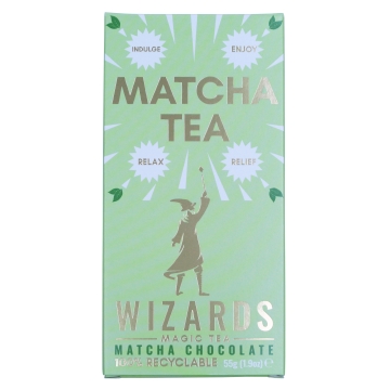 Wizards Magic Beans Matcha Tea Chocolate  55g Bar
