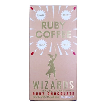 Wizards Magic Beans Ruby Cofee Chocolate  55g Bar
