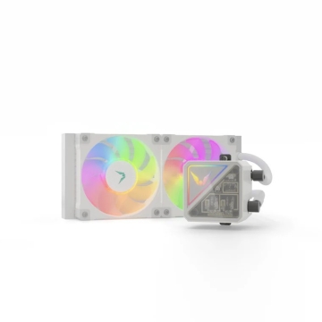 Valkyrie - V240 Lite ARGB All-in-One AIO CPU Liquid Cooler - White