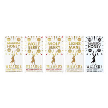 Wizards Enchanted Forest Mixed Chocolate  Box of 12 x 55g Bars
