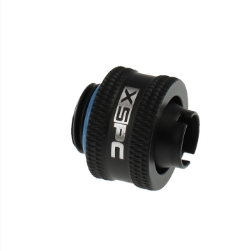 XSPC G1/4" Compression Fitting V2 for 3/8" ID 1/2" OD 13/10mm Tubing Matte Black