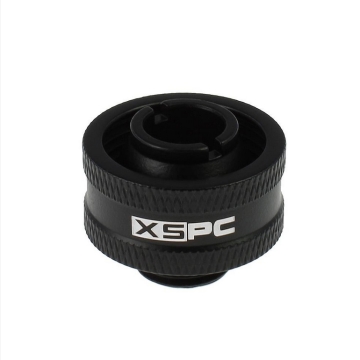 XSPC G1/4" Compression Fitting V2 for 1/2" ID 3/4" OD 19/13mm Tubing Matte Black