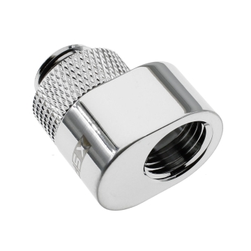 XSPC G1/4 Rotary 7 mm Offset Adapter Fitting - Chrome