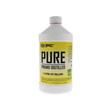 XSPC Pure Premix Distilled Coolant - UV Yellow - 1 Litre