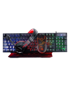 Marvo CM409 4 in 1 Mouse, Keyboard, Mouse Pad and Headset Gaming Peripheral Set