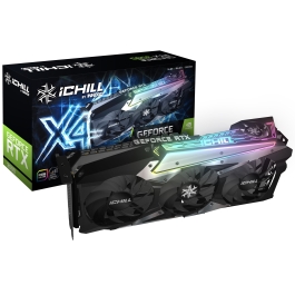 Inno3D GeForce RTX 3090 ICHILL X4 24GB RGB Quad Fan Graphics Card