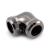 XSPC 14mm PETG Rigid Tubing Elbow Fitting - Black Chrome