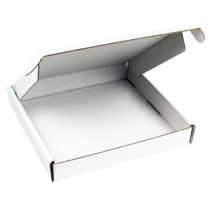 Kite White Cardboard Postal Boxes with Tuck-in-Flaps 260x245x43 mm External 240x240x40 mm Internal - Pack of 50